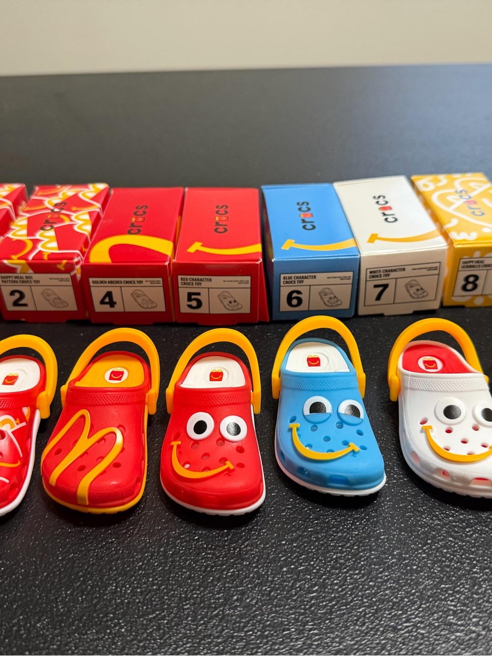 Lot of 7 - 2024 McDonald’s Happy Meal Croc’s